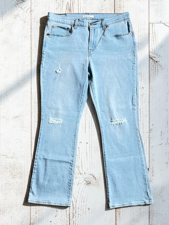 Levi's Denim - Levi’s Women’s 415 Relaxed Bootcut Distressed Denim Jeans